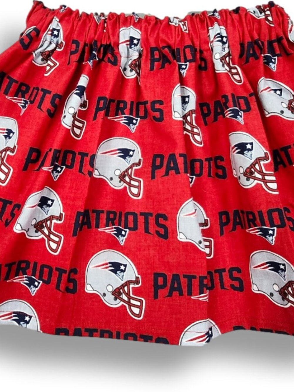 New England Patriots girls skirt Red Patriots skirt for girls Game day skirt